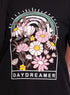 Black Printed Long - Sleeve Design 2 - Khotwh